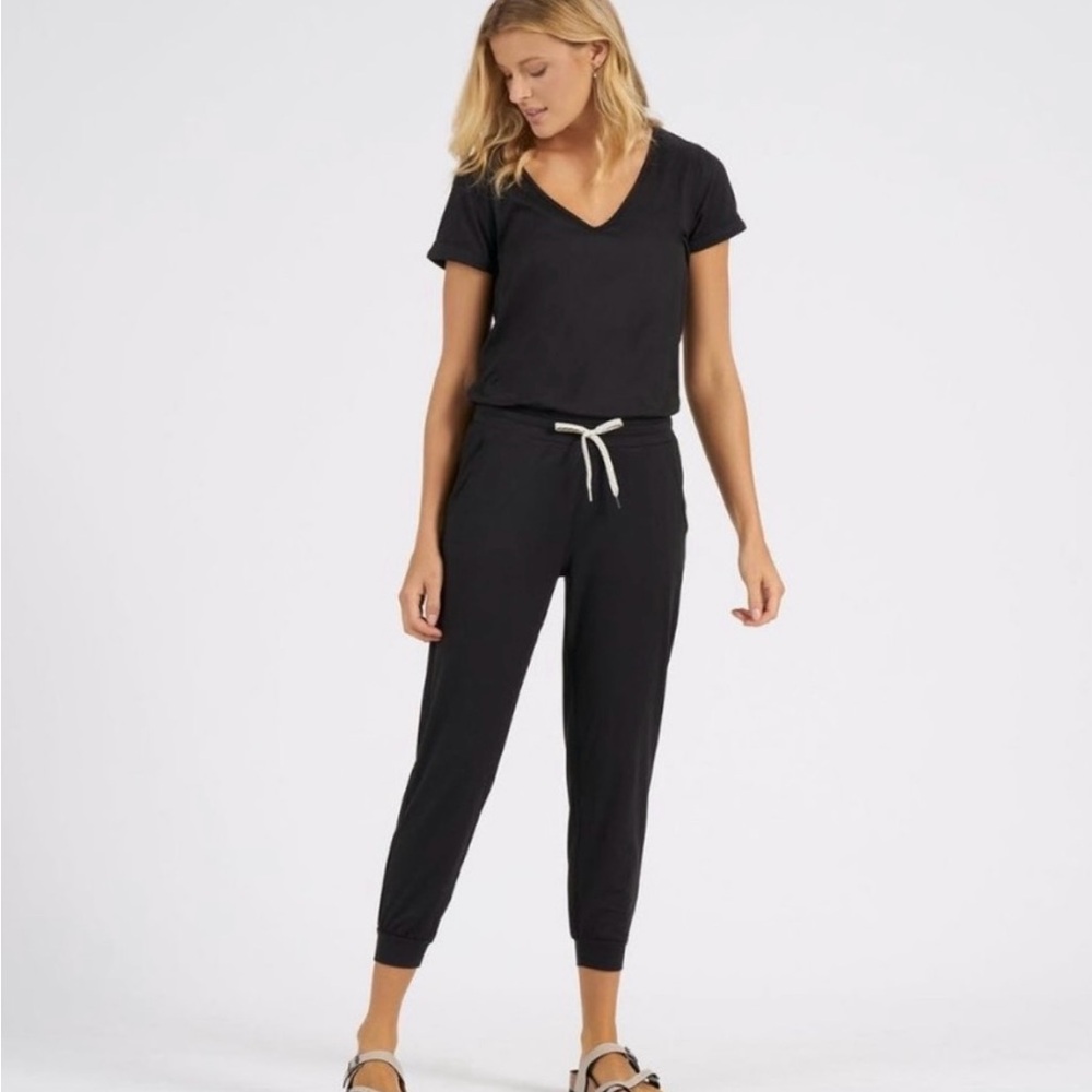 Vuori Black All Day Jumpsuit